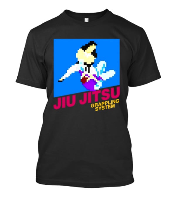 Jiu Jitsu Grappling System Retro Pixel Martial Arts BJJ T-Shirt