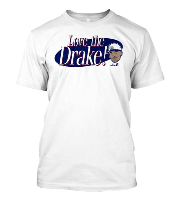 Love The Drake Text With Baseball Cap T-Shirt