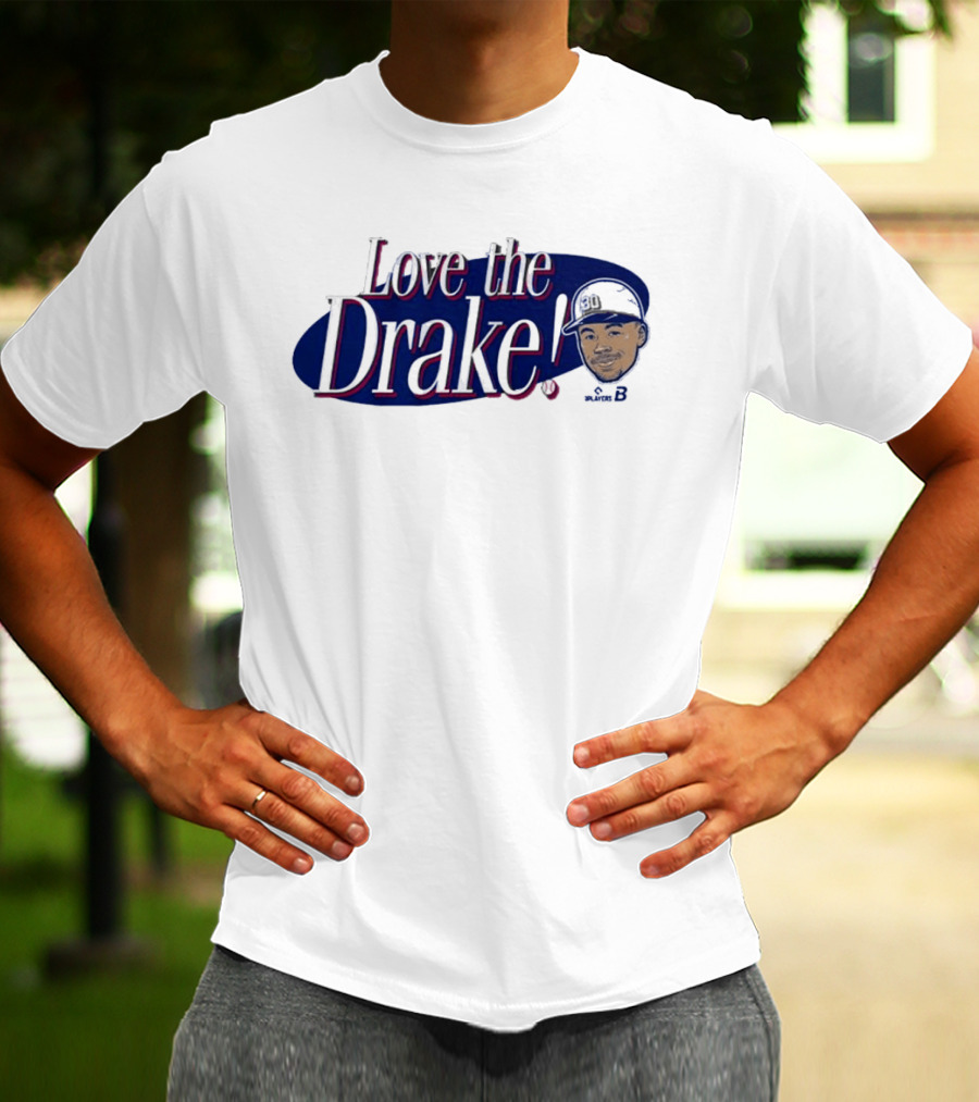 Love The Drake Text With Baseball Cap T-Shirt