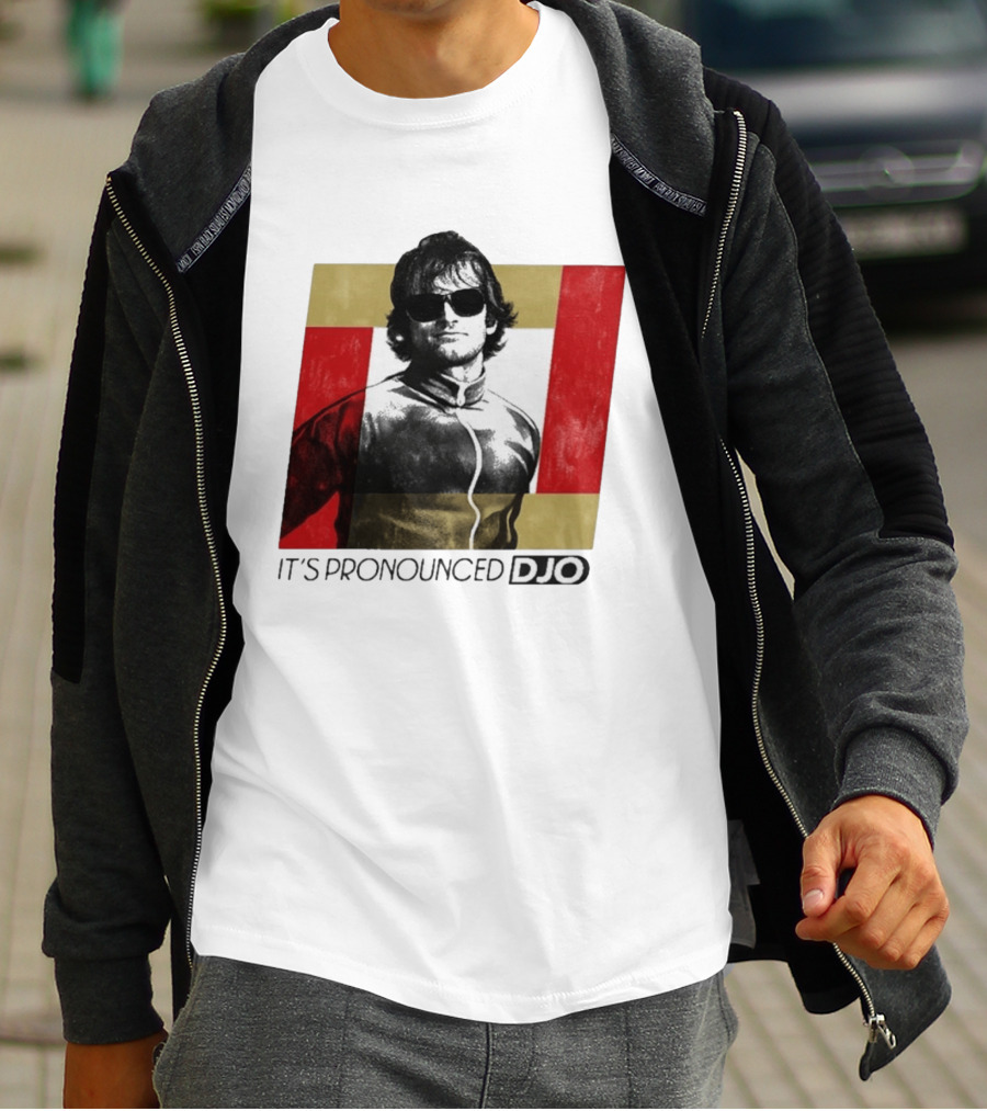 It's Pronounced Djo With Retro Style Sunglasses T-Shirt