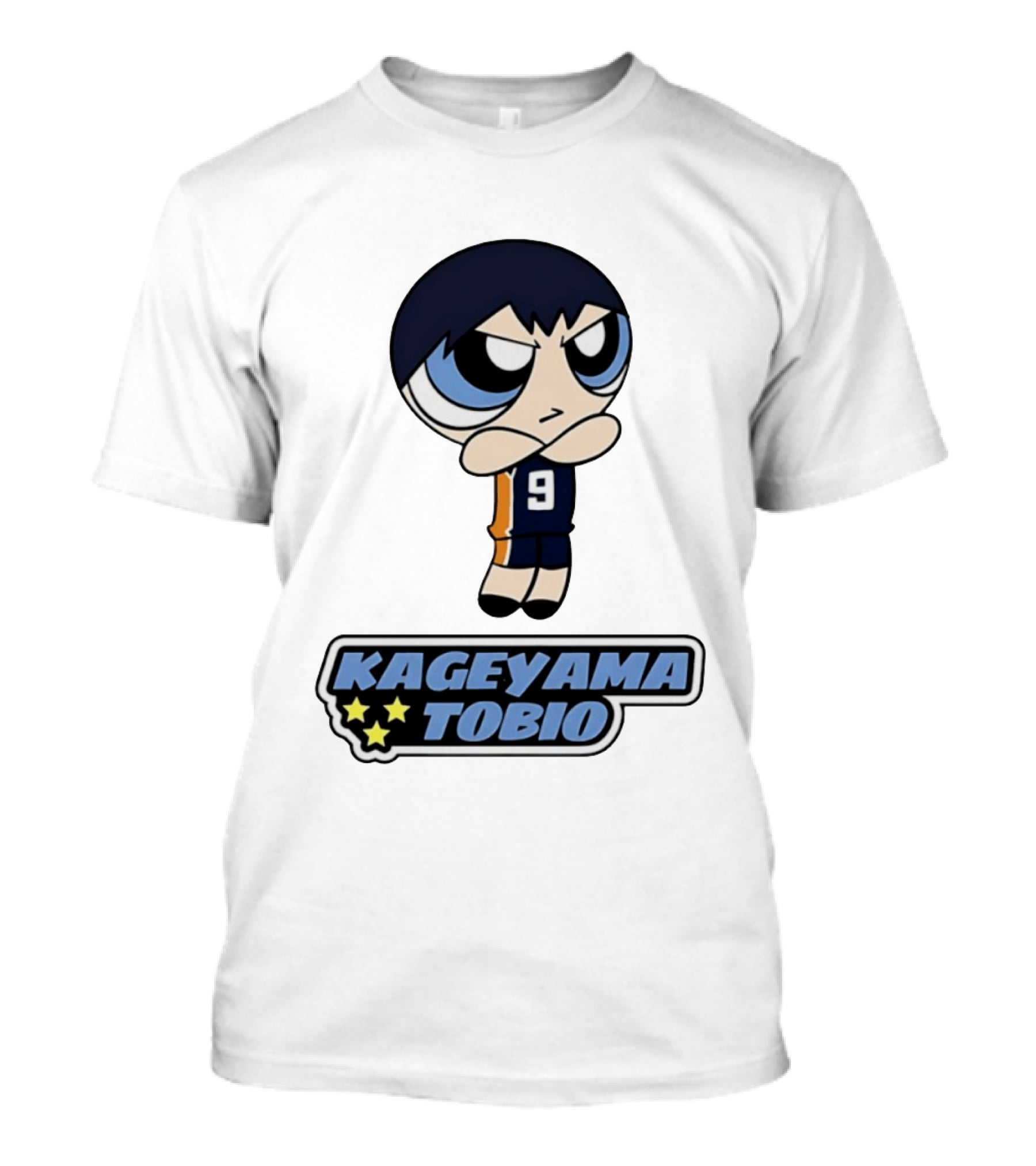 Kageyama Tobio 9 Haikyuu Powerpuff Girls T-Shirt