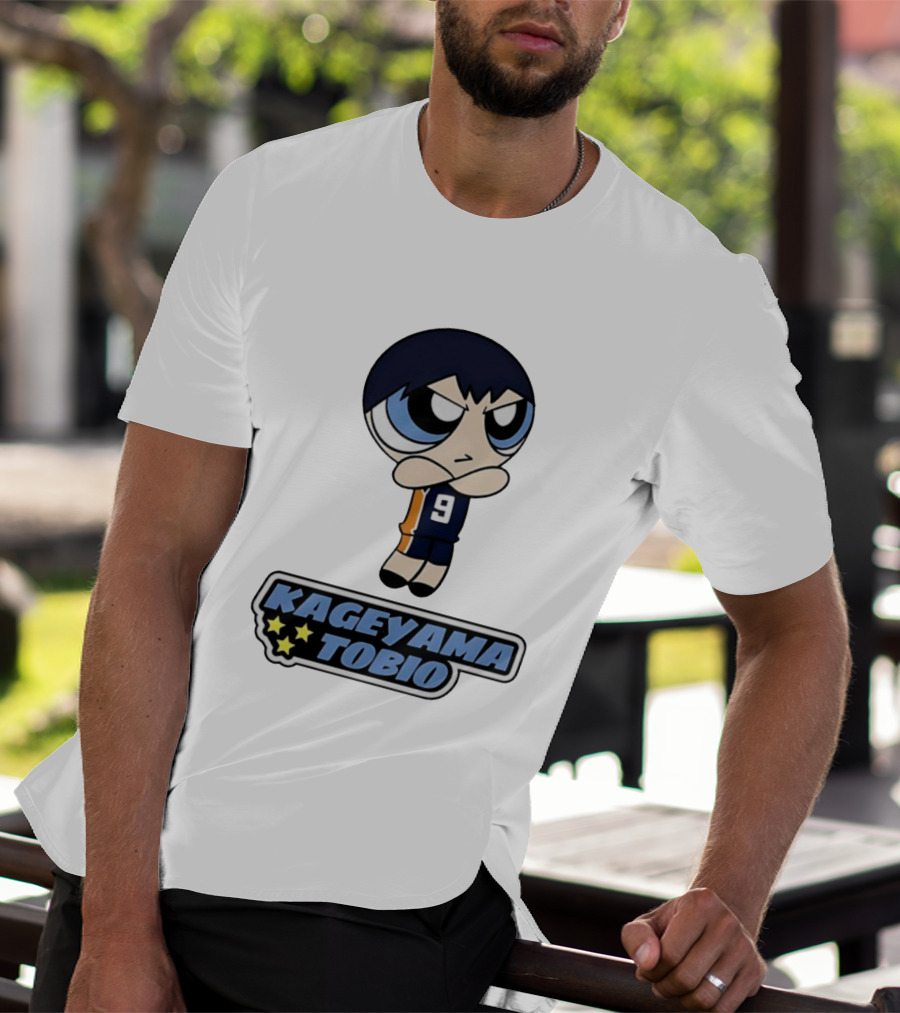 Kageyama Tobio 9 Haikyuu Powerpuff Girls T-Shirt