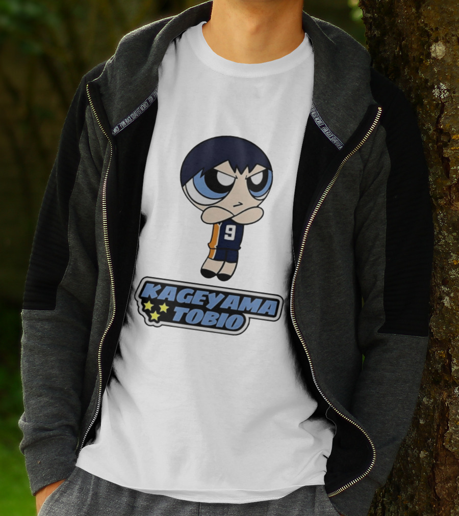 Kageyama Tobio 9 Haikyuu Powerpuff Girls T-Shirt