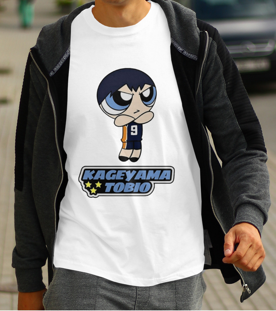 Kageyama Tobio 9 Haikyuu Powerpuff Girls T-Shirt