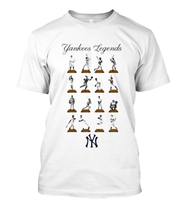 Yankees Legends Hall Of Fame Icons Baseball Moment T-Shirt