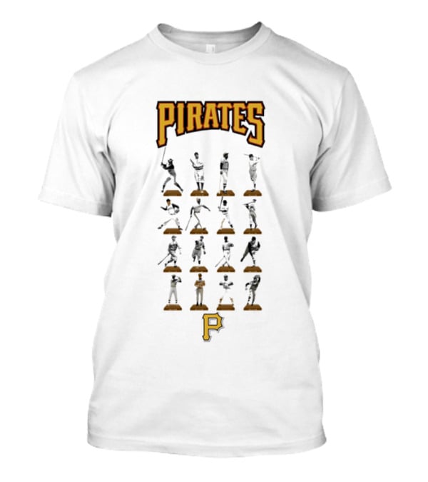Pittsburgh Pirates Legends Hall Of Fame Baseball Players Iconic Moments T-Shirt