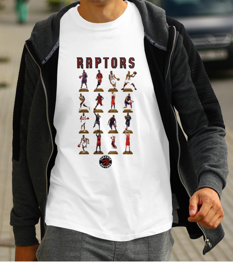 Raptors NBA Hall Of Fame Legends Moments T-Shirt
