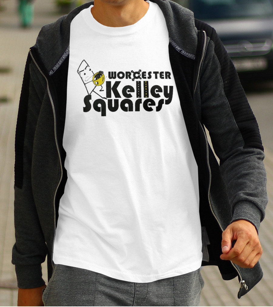 Worcester Kelley Squares Fun Creative Graphic Featuring Snack T-Shirt