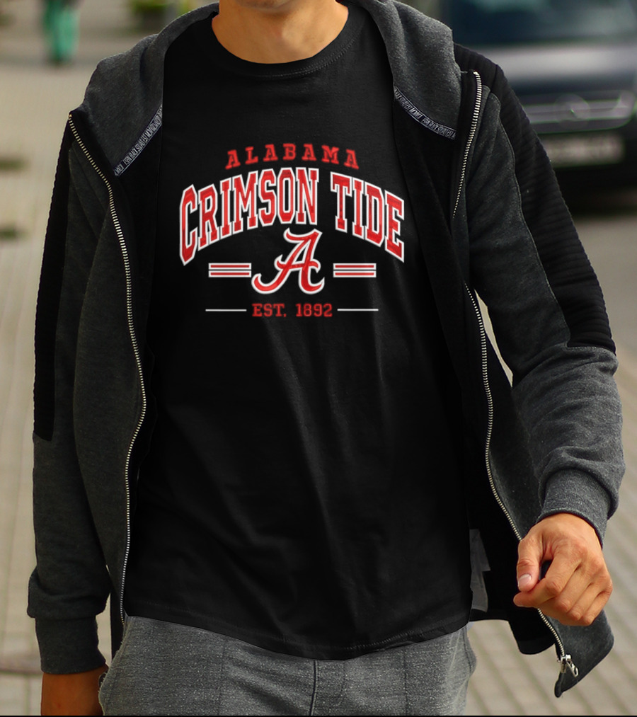 Alabama Crimson Tide Established 1892 NCAA College Football T-Shirt