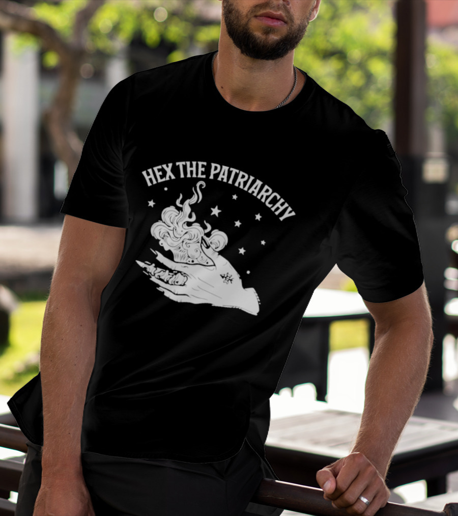 Hex The Patriarchy Mystical Hand Stars T-Shirt