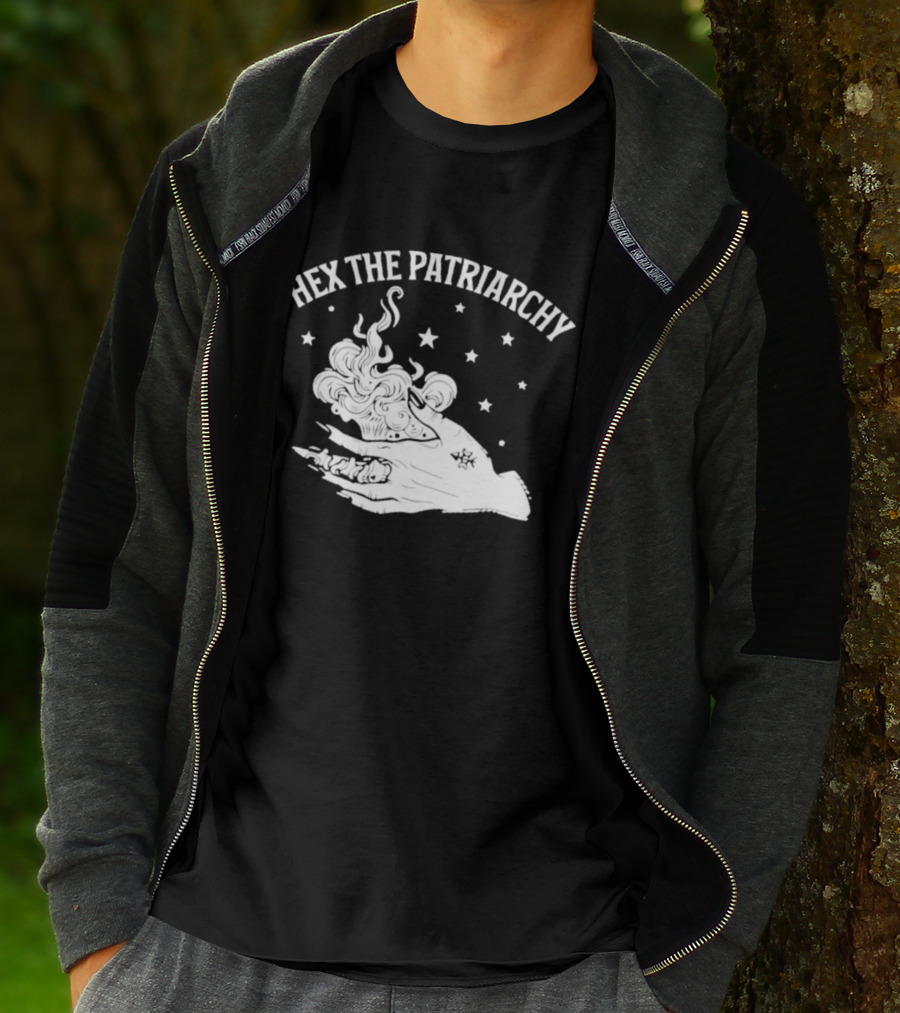 Hex The Patriarchy Mystical Hand Stars T-Shirt