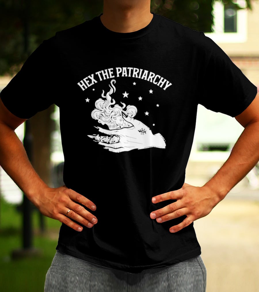 Hex The Patriarchy Mystical Hand Stars T-Shirt