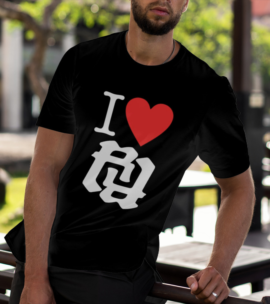 I Heart RR White T-Shirt