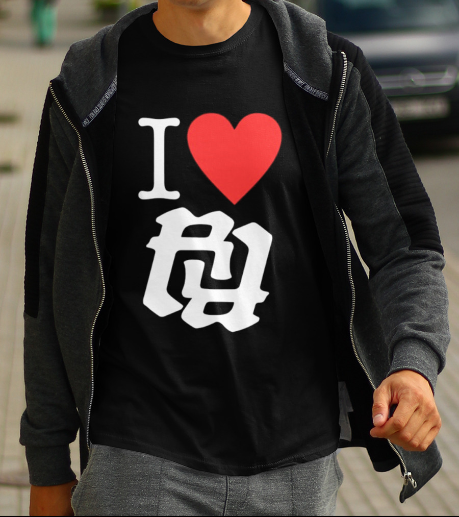 I Heart RR White T-Shirt