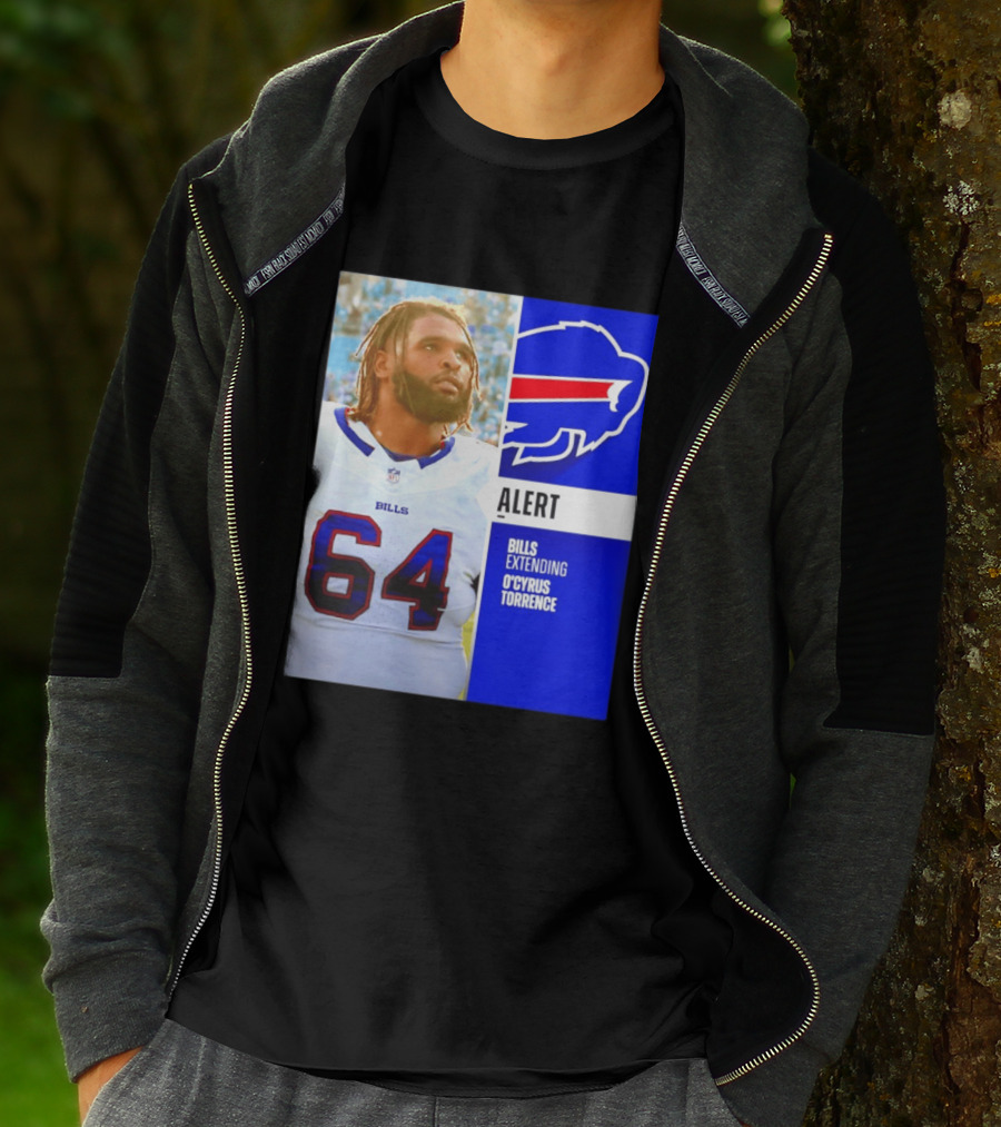 Buffalo Bills Alert Extending O'Cyrus Torrence Number 64 T-Shirt