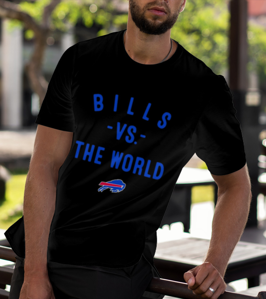 Buffalo Bills Vs The World 2026 Season NFL Team Battle T-Shirt
