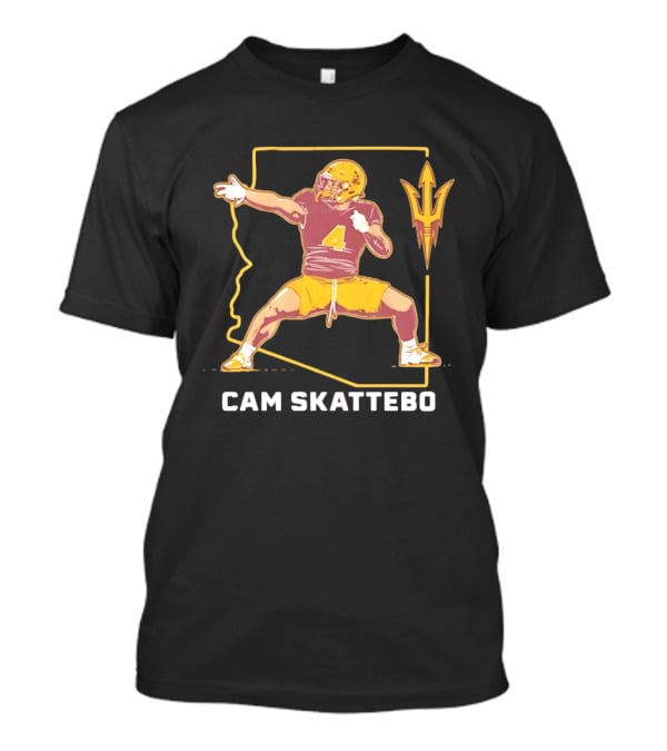 Cam Skattebo ASU Football Arizona State Sun Devils Star 2026 T-Shirt