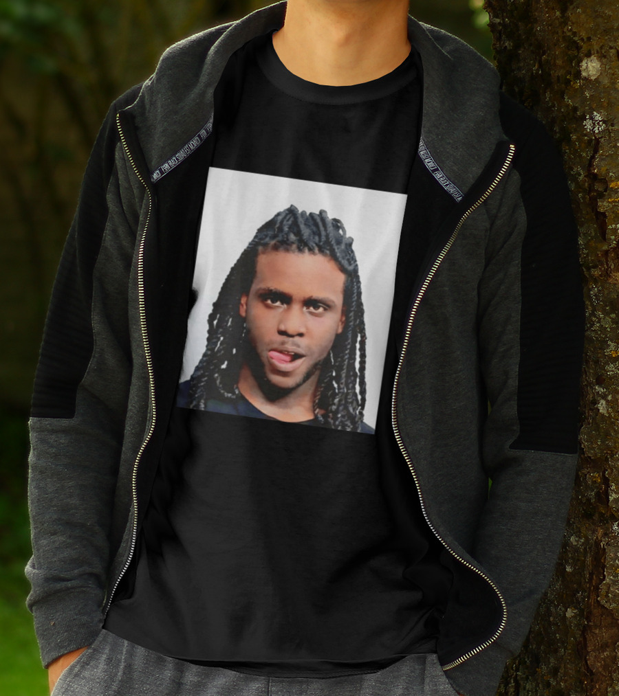 Chief Keef Shot Photo Dreadlocks Tongue Out T-Shirt