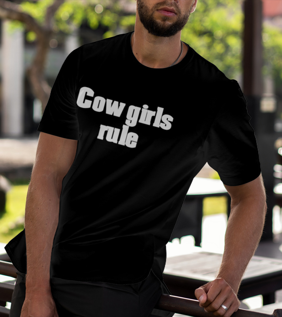 Cowgirls Rule Western Empowerment T-Shirt