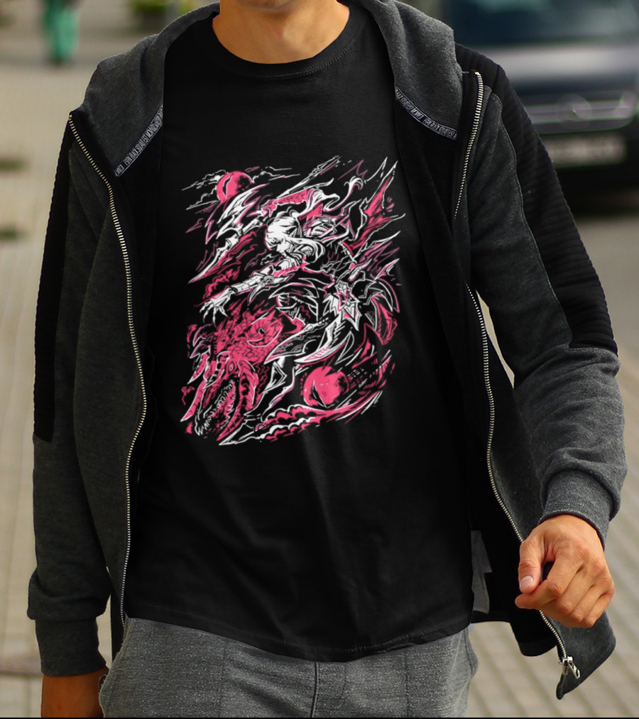 Dragon's Chosen Final Fantasy XIV Abstract Fantasy T-Shirt