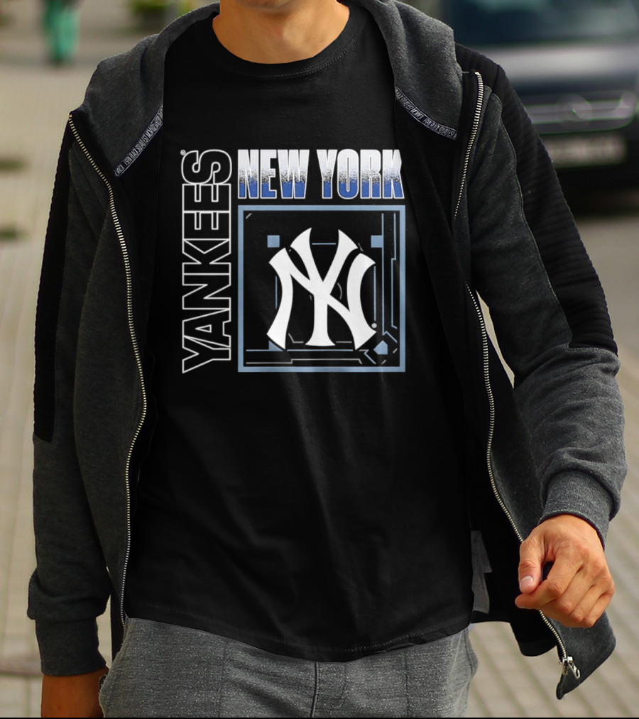 Men's New York Yankees George Lombard Jr. Black Homefield Pop Yankees T-Shirt