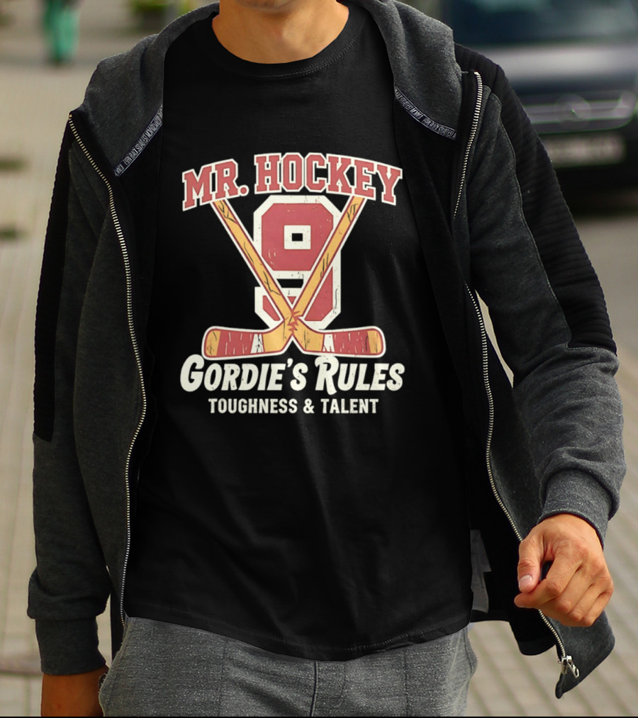 Mr Hockey Gordie's Rules Toughness Talent 9 T-Shirt