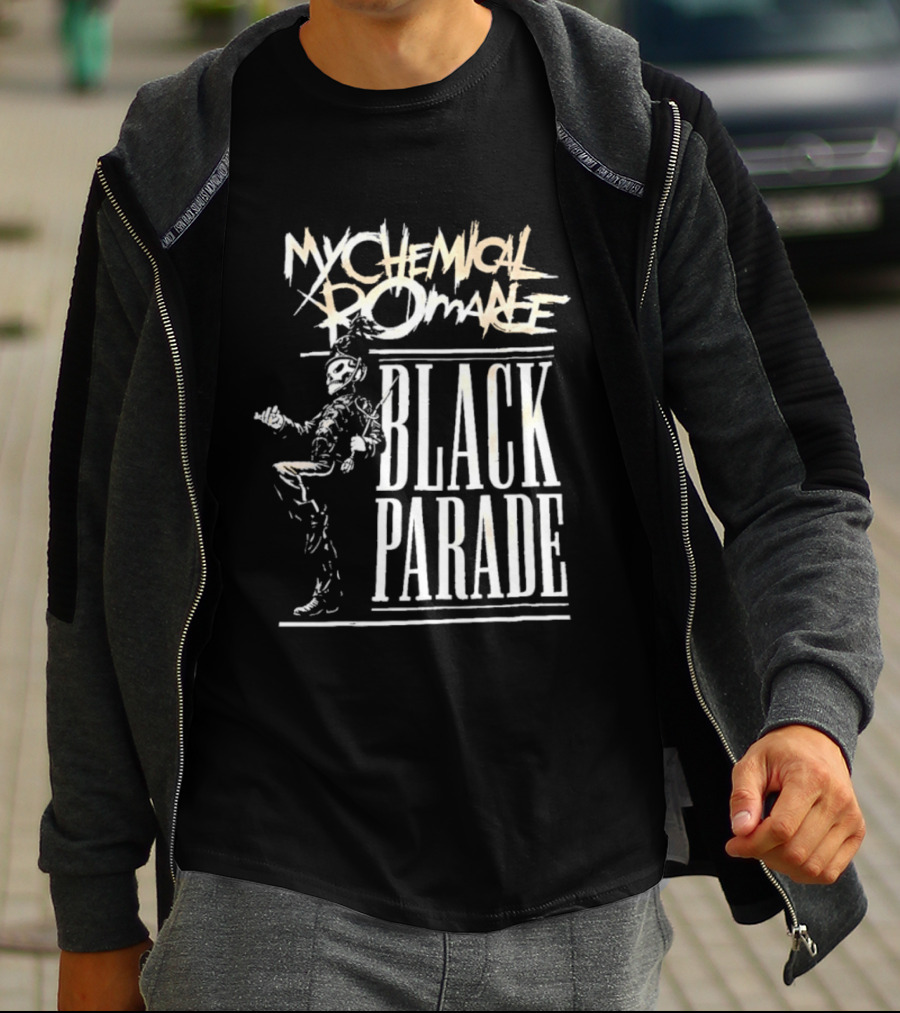 My Chemical Romance Black Parade Skeleton Marching Band T-Shirt