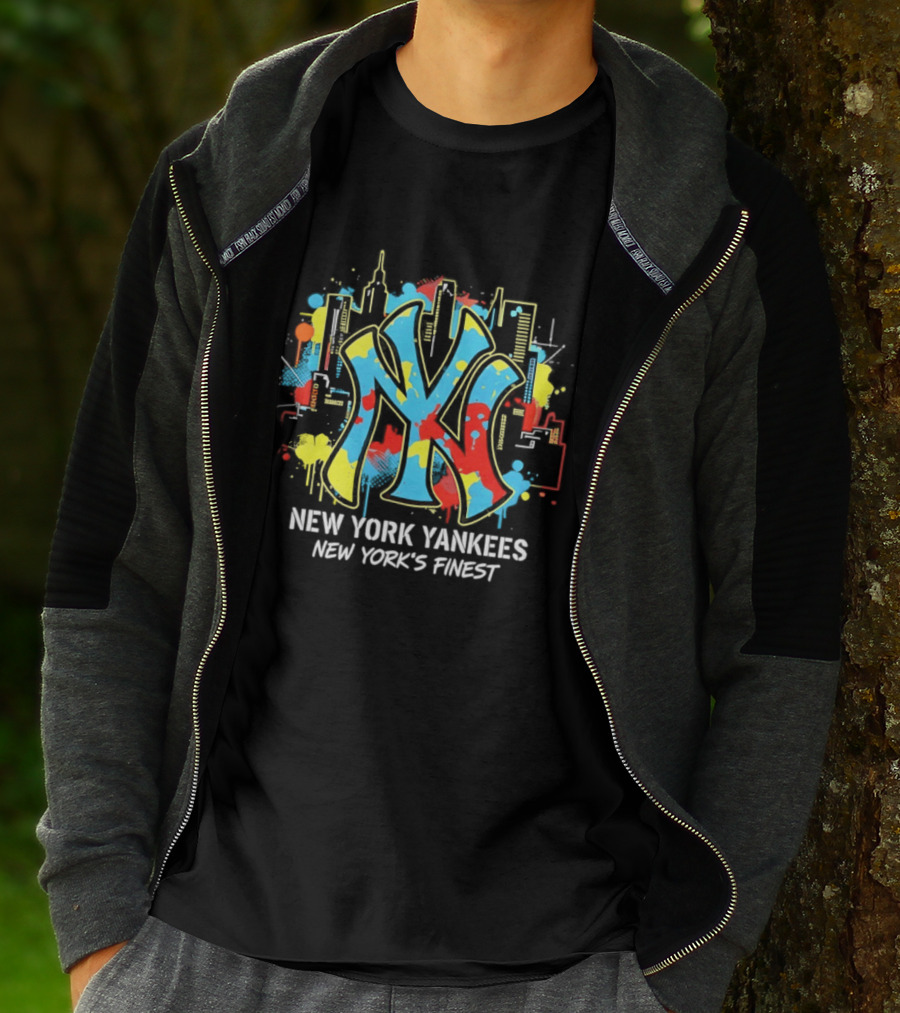 New York Yankees City Skyline New York's Finest T-Shirt