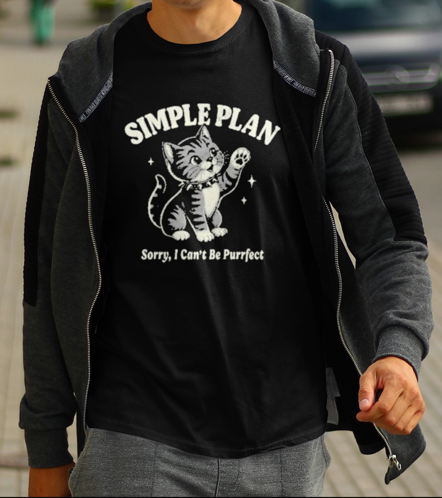 Simple Plan Cat T-Shirt