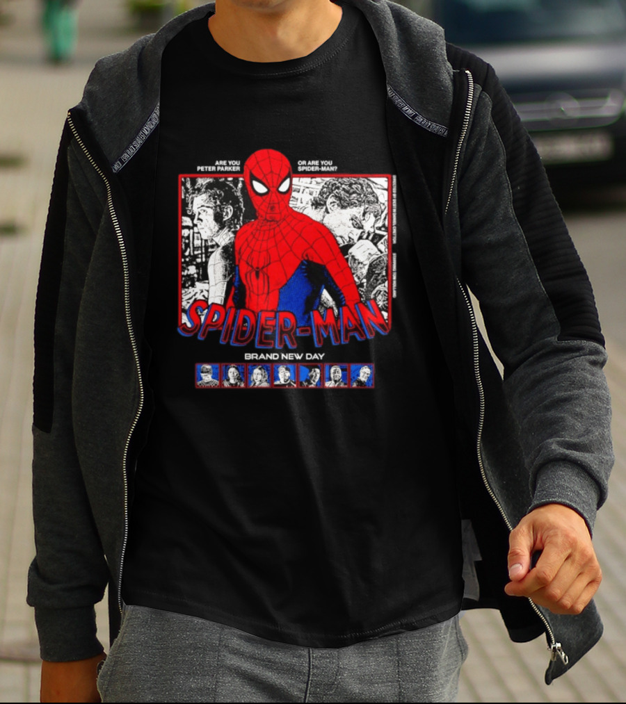 Spider Man Brand New Day Are You Peter Parker Or Are You Spider Man T-Shirt