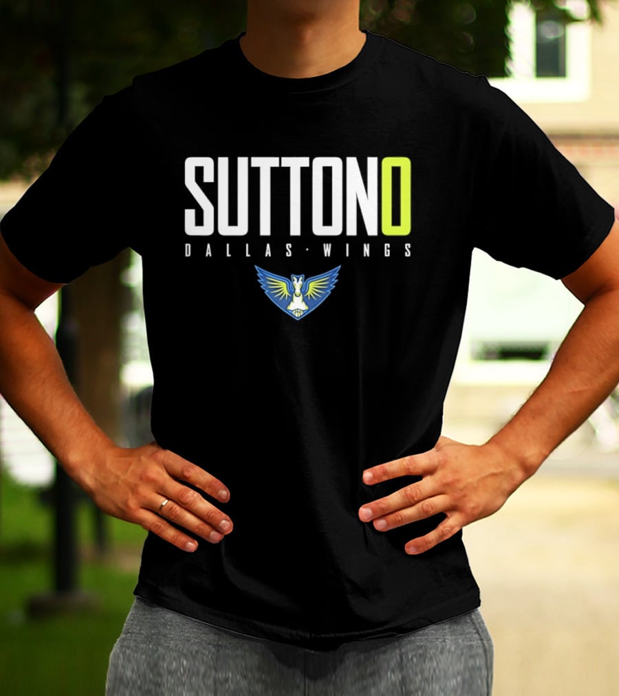 Sutton 0 Dallas Wings Sug Sutton WNBA 2026 T-Shirt