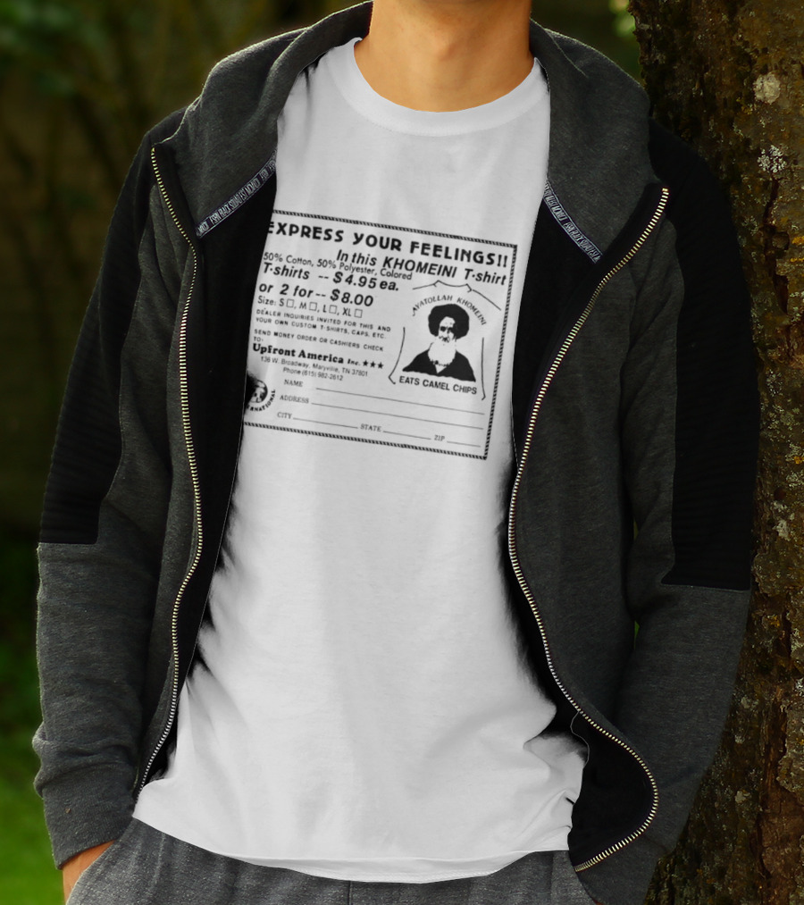 Express Your Feelings Ayatollah Khomeini With Humorous Commentary T-Shirt