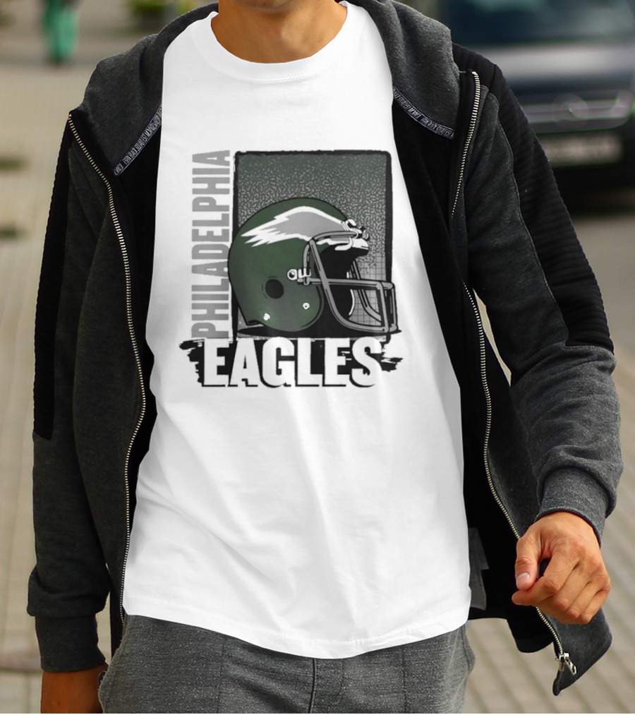 Philadelphia Eagles 2026 Season Helmet Football T-Shirt