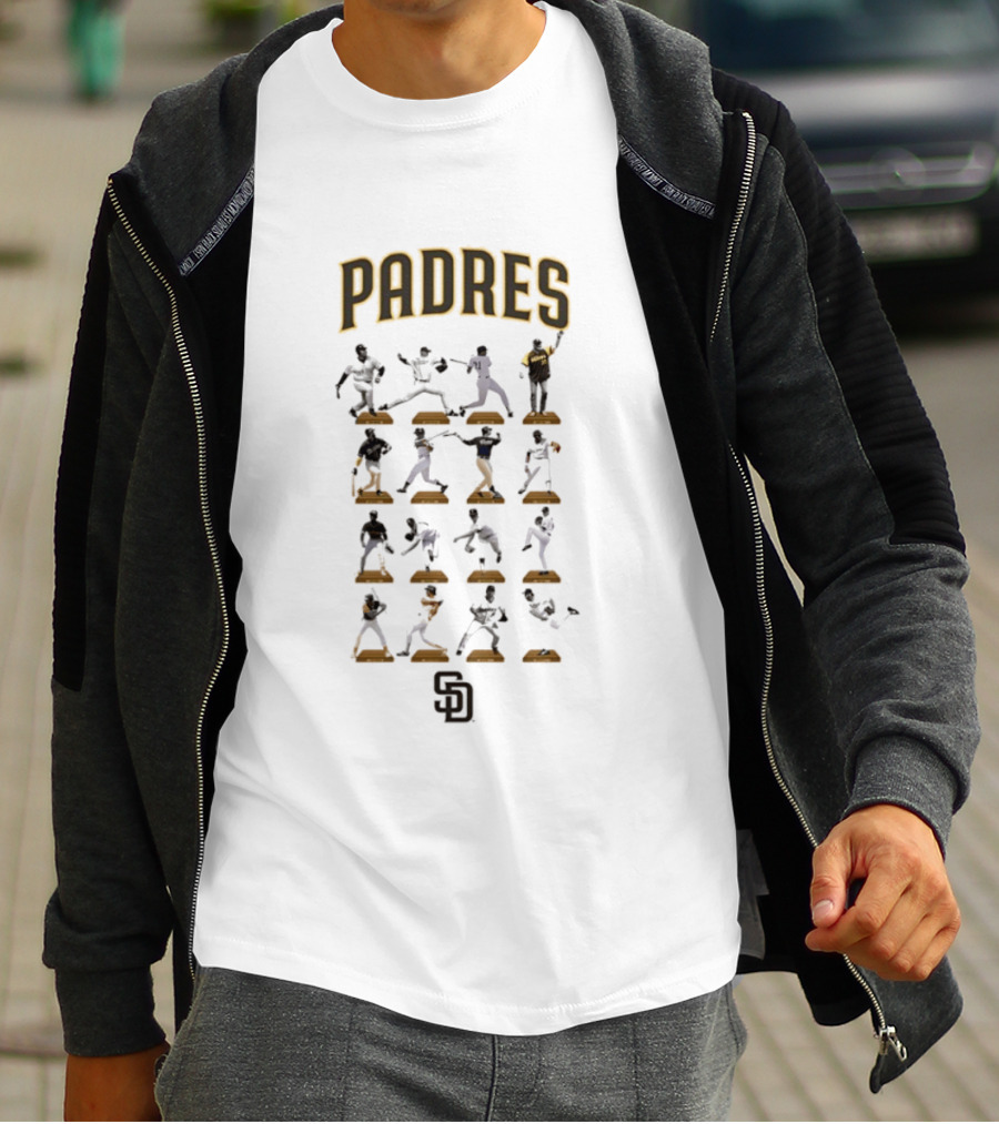 San Diego Padres Legends Hall Of Fame MLB Baseball Moments T-Shirt