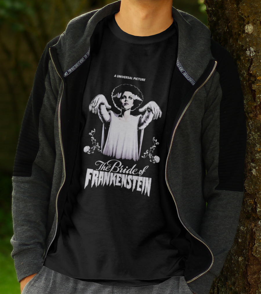 A Universal Picture The Bride Of Frankenstein Purple T-Shirt
