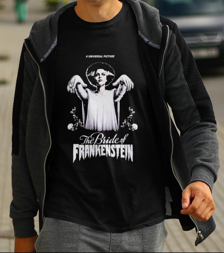 A Universal Picture The Bride Of Frankenstein Purple T-Shirt