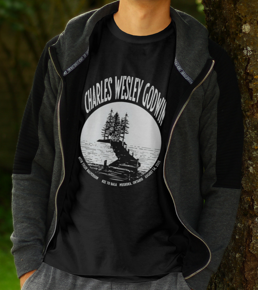 Charles Wesley Godwin 2025 Muskoka Tour Bala Ontario August 14 Key To Bala T-Shirt