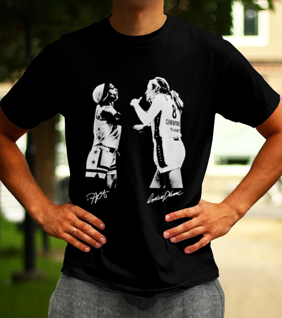 Sophie Cunningham DiJonai Is Dirty Rivalry Basketball Players Signature T-Shirt