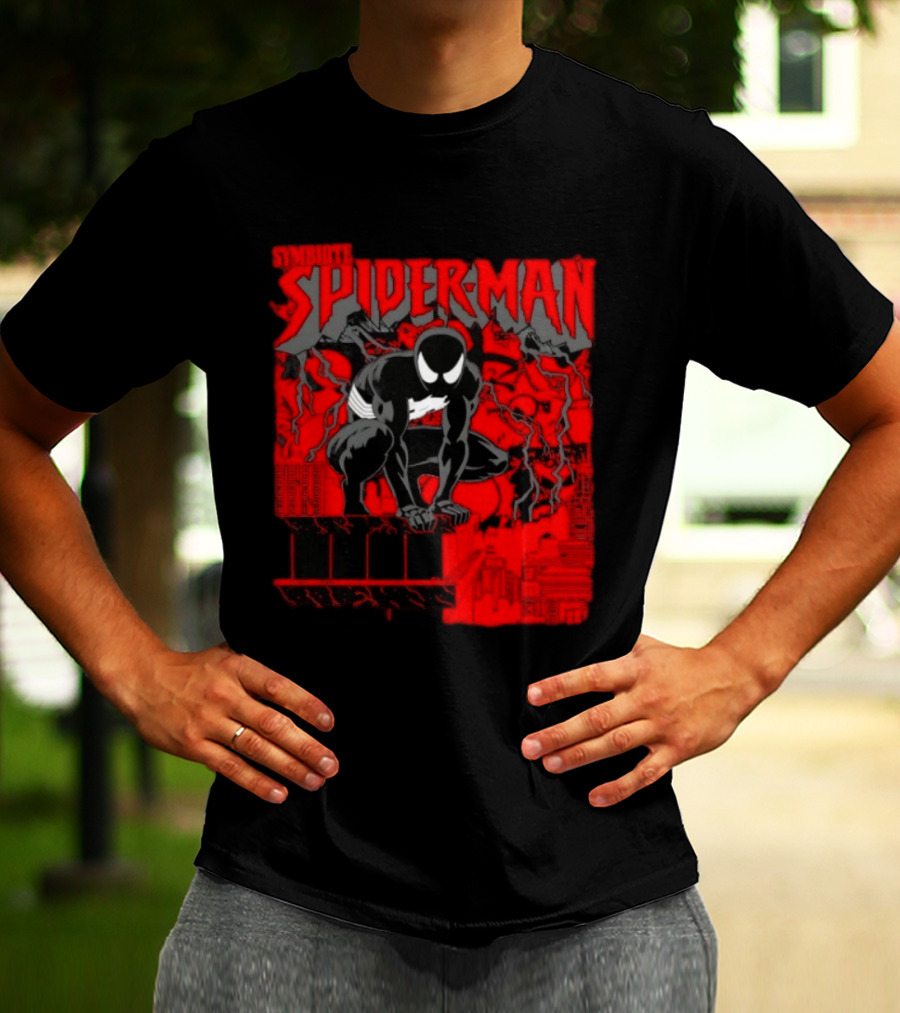 Symbiote Spider Man Marvel Venom Black Suit Comic T-Shirt