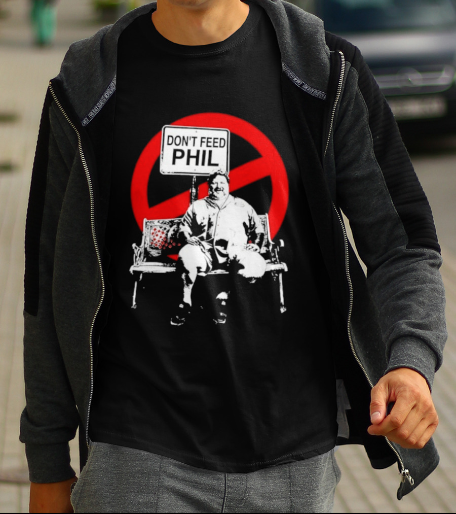 Viva La Bam MTV Reality TV Don't Feed Phil Bench Red Circle T-Shirt