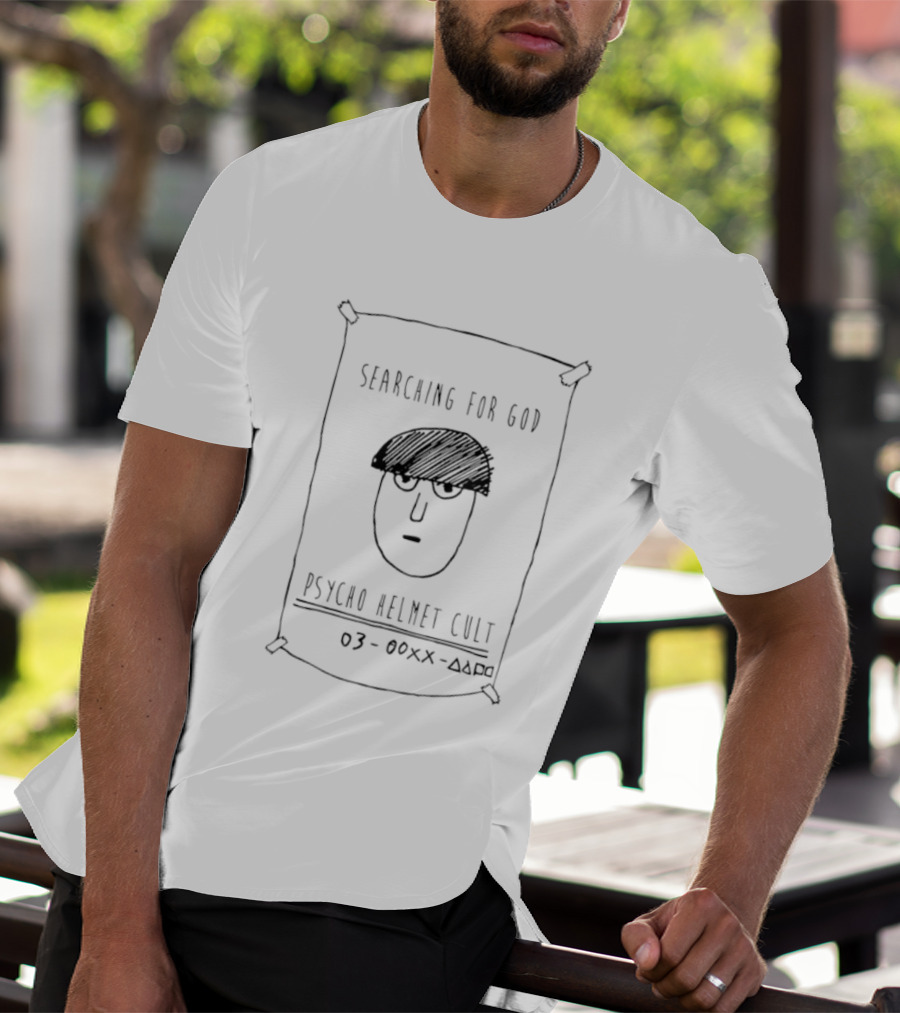 Psycho Helmet Cult Searching For God 03 000X AX50 T-Shirt