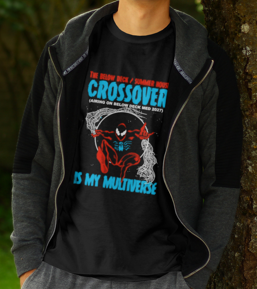 The Below Deck Summer House Crossover Spiderman Symbiote Venom Multiverse T-Shirt