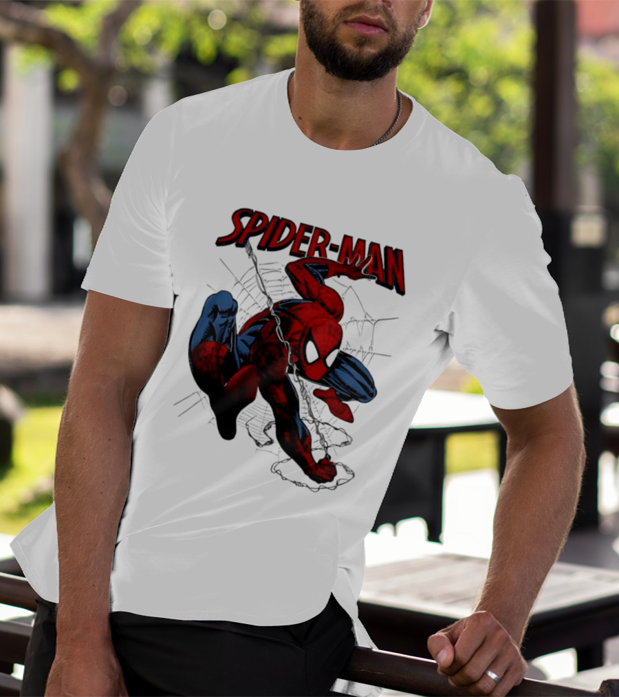 SPIDER MAN Marvel Superhero Man Spider Peter Parker Web Slinger T-Shirt