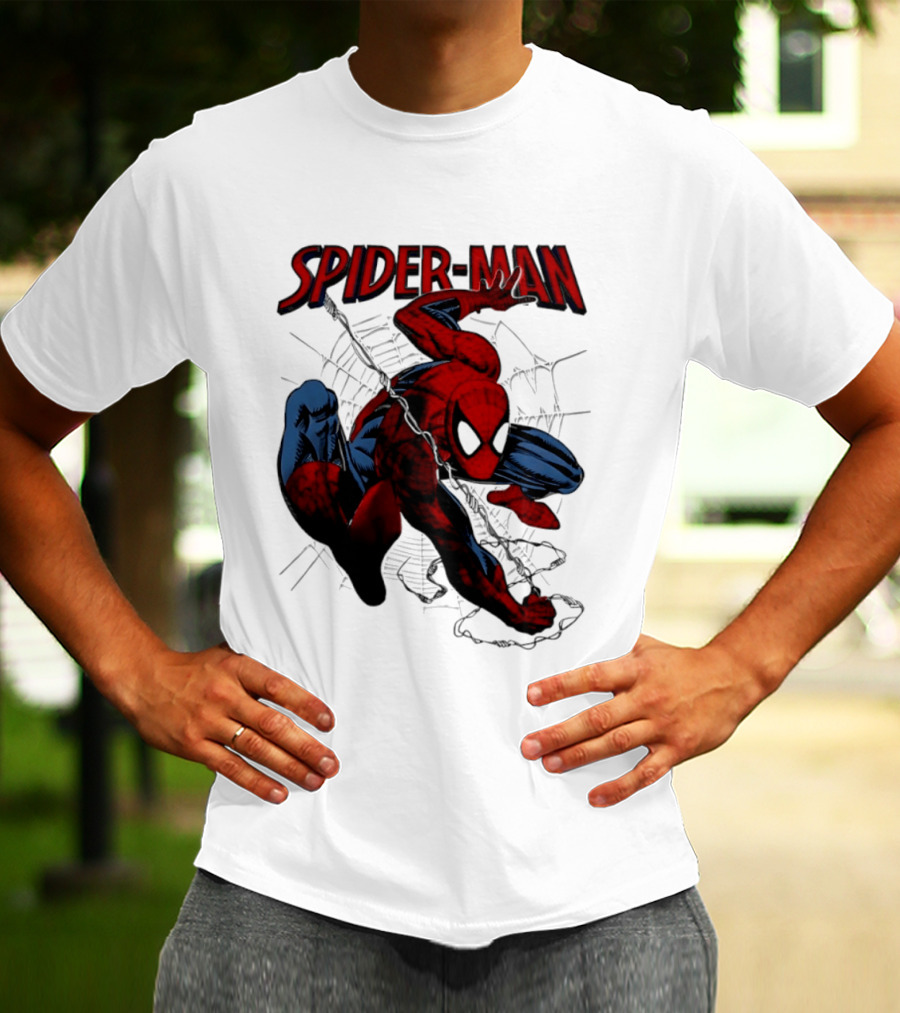 SPIDER MAN Marvel Superhero Man Spider Peter Parker Web Slinger T-Shirt