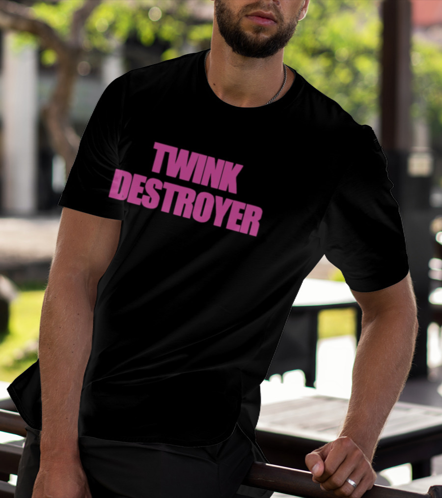 Twink Destroyer Bold Pink T-Shirt