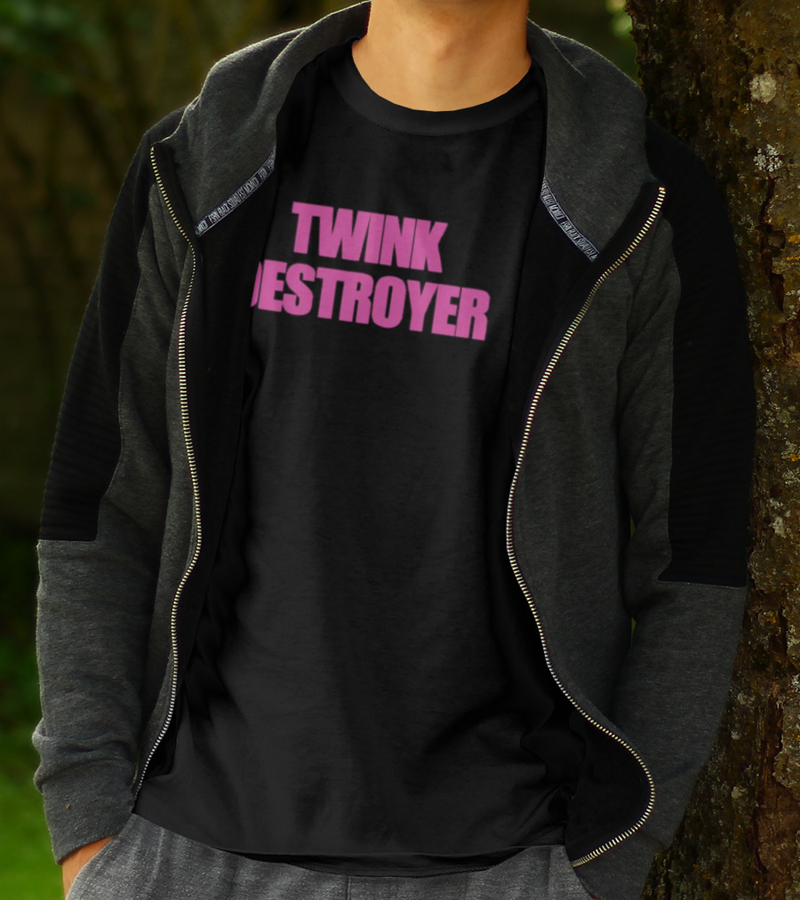 Twink Destroyer Bold Pink T-Shirt