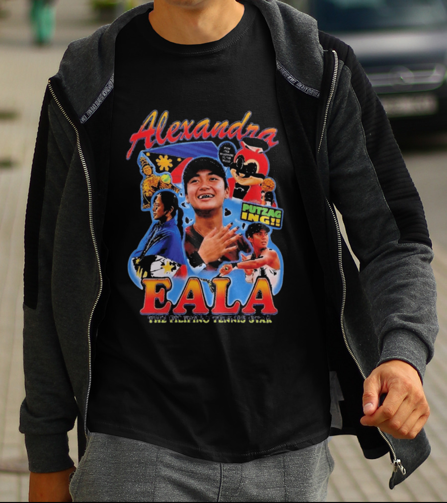 Alexandra Eala Filipino Tennis Star Putzag Ing! T-Shirt
