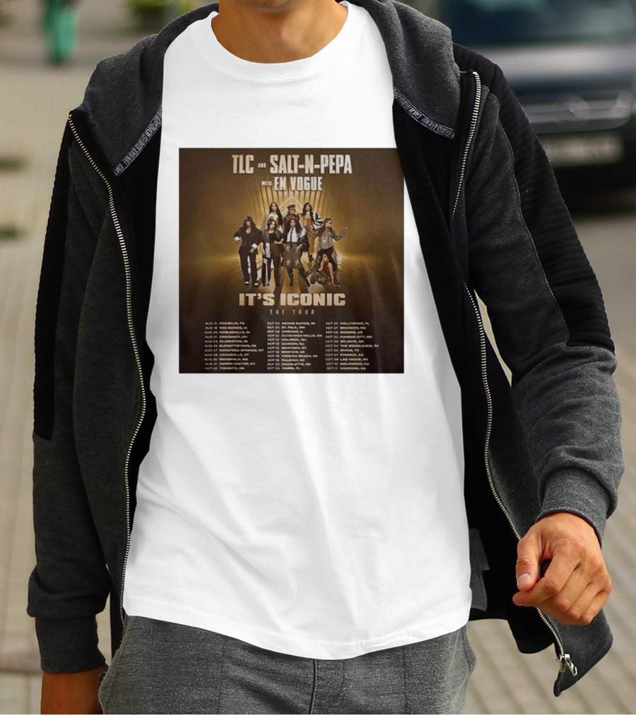 TLC Salt N Pepa En Vogue It's Iconic Tour Dates 2023 T-Shirt