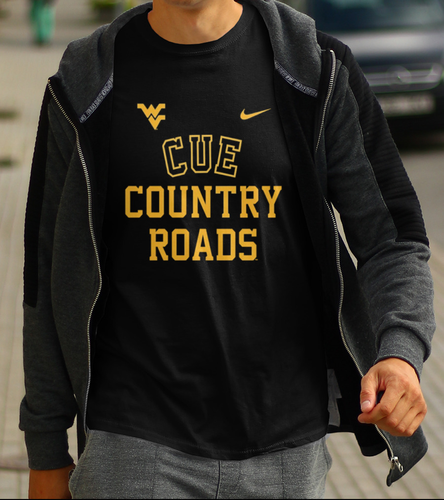 West Virginia Mountaineers CUE COUNTRY ROADS Nike T-Shirt