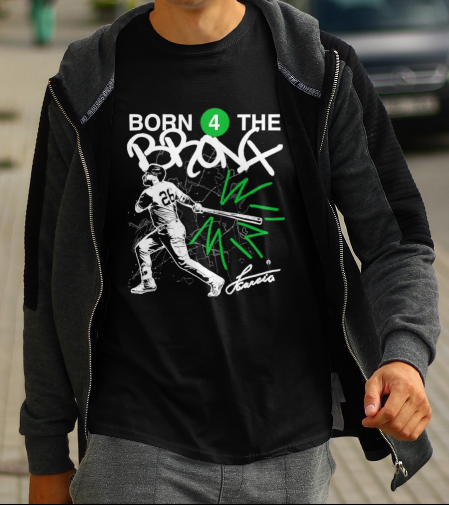 Born 4 The Bronx New York Yankees Luis Garcia Jr. Sports T-Shirt